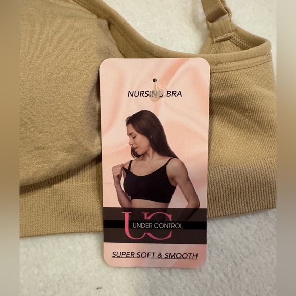 Under Control Seamless Tan Nursing Bra - Picture 3 of 6